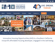 Tablet Screenshot of innovativehousing.com
